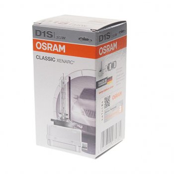 5 299 р. Лампа ксеноновая D1S 35W PK32d-2 4150K 85V Classic OSRAM OSRAM 66140clc-fs  с доставкой в г. Пермь. Увеличить фотографию 2