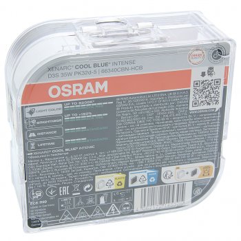13 999 р. Лампа ксеноновая D3S 35W PK32d-5 +150% 6200K 42V 3200лм бокс (2шт.) Cool Blue Intense NextGen OSRAM OSRAM 66340cbn-hcb OSRAM 66340cbn-hcb  с доставкой в г. Пермь. Увеличить фотографию 2