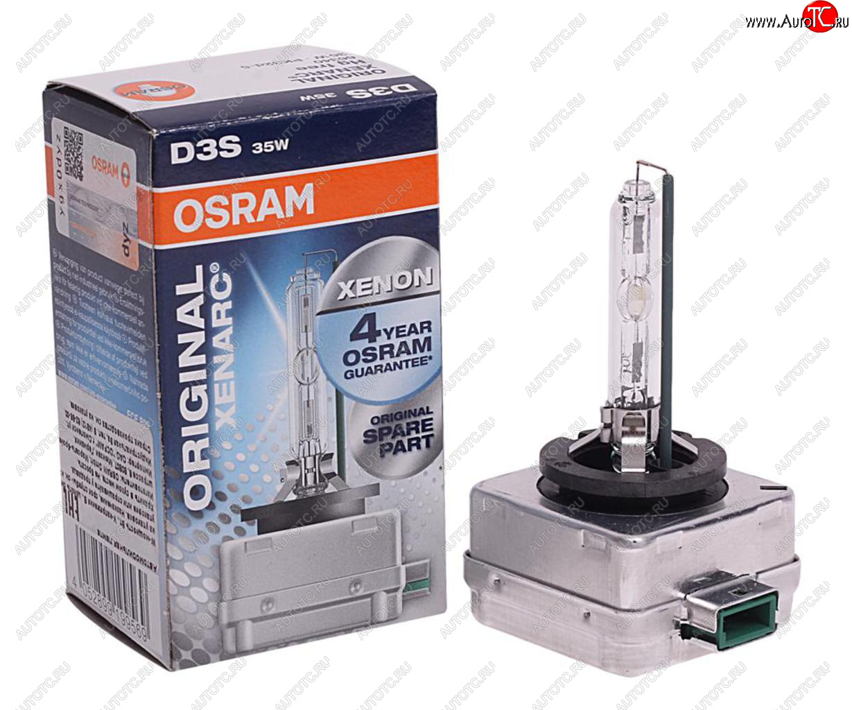 7 899 р. Лампа ксеноновая D3S 35W P32d-5 4300K 42V 3200лм Original OSRAM OSRAM 66340-fs  с доставкой в г. Пермь