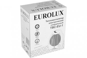 1 239 р. Тепловентилятор бытовой 2.00кВт (20кв.м) настольный белый EUROLUX EUROLUX 6728  с доставкой в г. Пермь. Увеличить фотографию 8