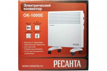 4 999 р. Конвектор 1кВт 50Гц 220-230В LED-дисплей РЕСАНТА РЕСАНТА 67412  с доставкой в г. Пермь. Увеличить фотографию 12