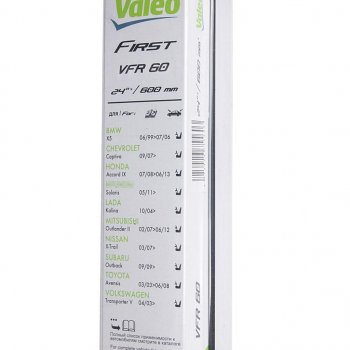 689 р. Щетка стеклоочистителя 600мм каркасная First VALEO VALEO 675560  с доставкой в г. Пермь. Увеличить фотографию 2