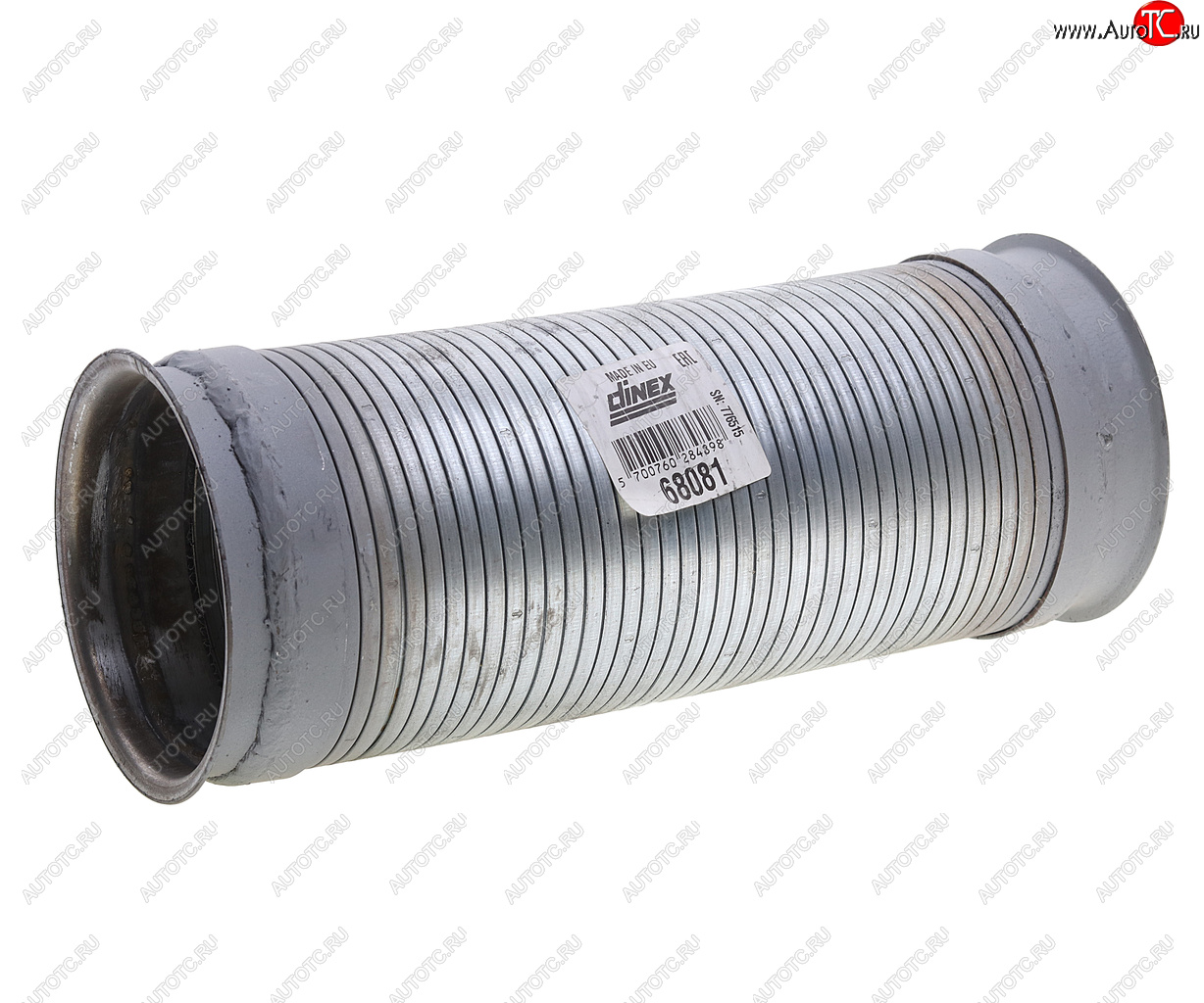 3 899 р. Гофра SCANIA P,G,R,T series дв.DC9,11,DC,DT12 глушителя (L305x115) (цинк) DINEX DINEX 68081 DINEX 68081  с доставкой в г. Пермь