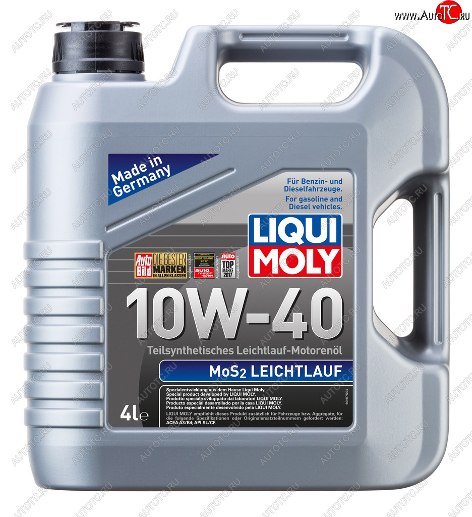 6 399 р. Масло моторное MoS2 LEICHTLAUF 10W40 псинт.4л LIQUI MOLY LIQUI MOLY 6948  с доставкой в г. Пермь