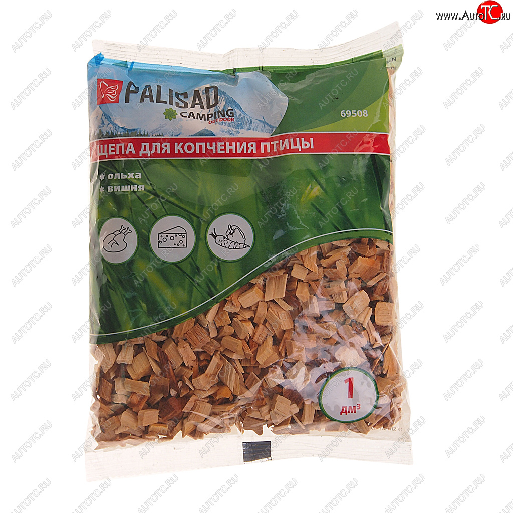 62 р. Щепа для копчения ольхово-вишневая 220г PALISAD PALISAD 69508  с доставкой в г. Пермь