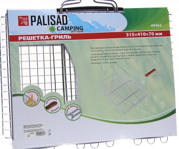 1 169 р. Решетка-гриль 410х315мм глубина 70мм PALISAD PALISAD 69562  с доставкой в г. Пермь. Увеличить фотографию 2