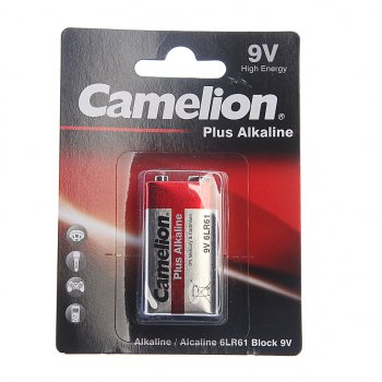257 р. Батарейка KRONA 6LR61 9V блистер 1шт. Alkaline Max CAMELION CAMELION 6lr61-bp1  с доставкой в г. Пермь. Увеличить фотографию 1