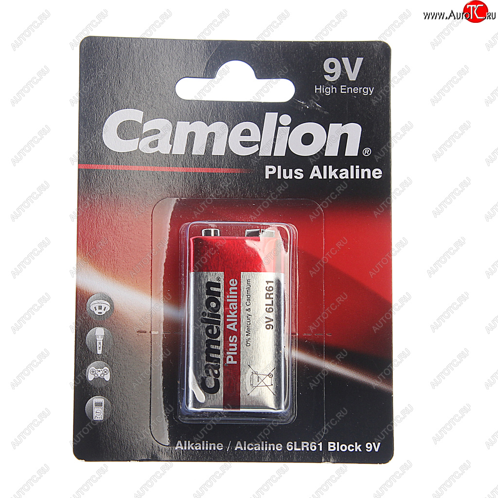 257 р. Батарейка KRONA 6LR61 9V блистер 1шт. Alkaline Max CAMELION CAMELION 6lr61-bp1  с доставкой в г. Пермь
