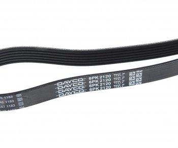 1 469 р. Ремень приводной поликлиновой 6PK2120HD DAYCO DAYCO 6pk2120hd  с доставкой в г. Пермь. Увеличить фотографию 2