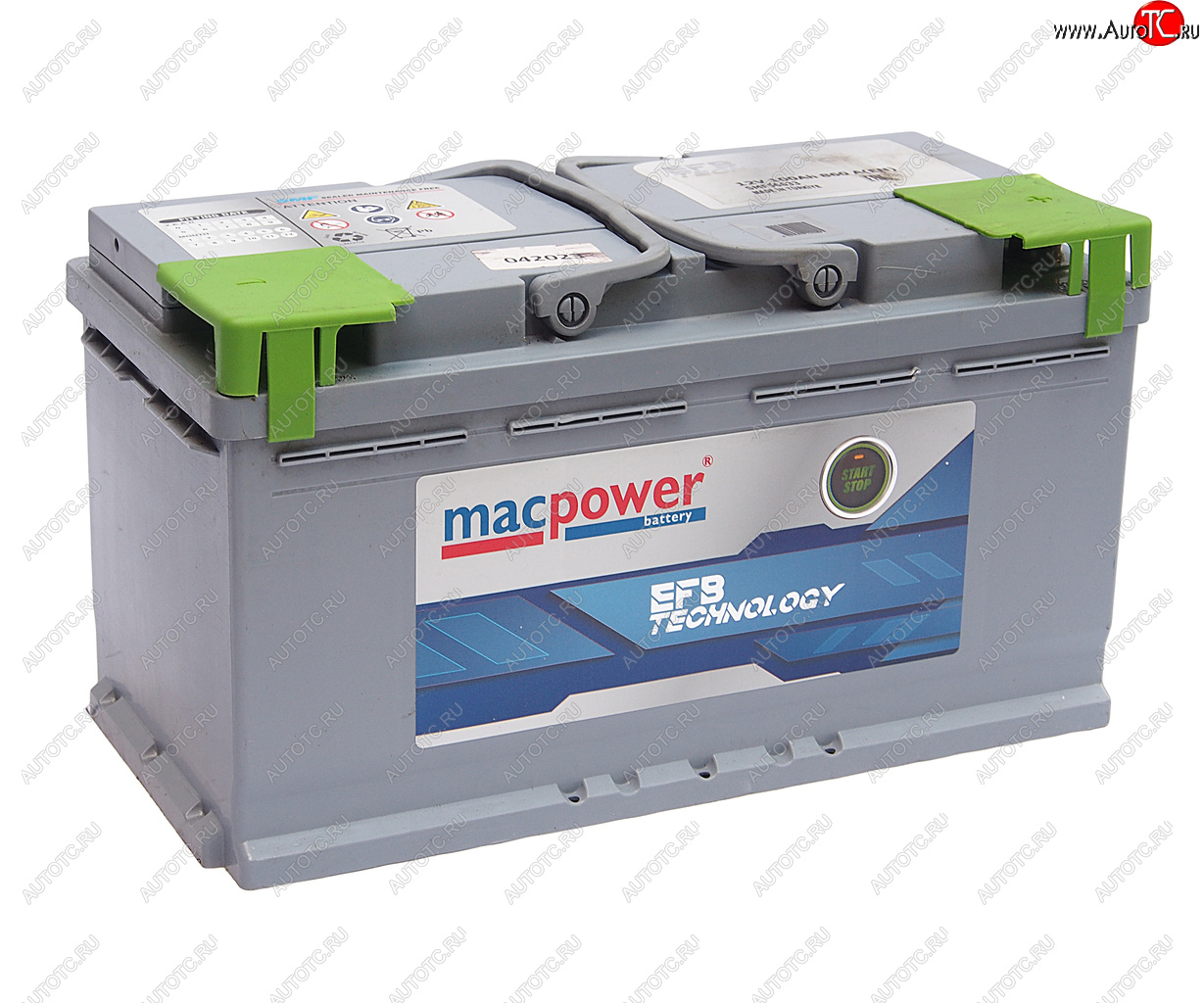 19 899 р. Аккумулятор MACPOWER EFB 100Ач обратная полярность MACPOWER 6ст100(0) smf56633  с доставкой в г. Пермь