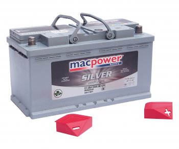 15 799 р. Аккумулятор MACPOWER 100Ач обратная полярность MACPOWER 6ст100(0) smf60049  с доставкой в г. Пермь. Увеличить фотографию 3