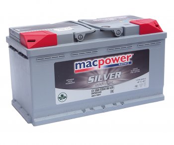 Аккумулятор MACPOWER 100Ач обратная полярность MACPOWER 6ст100(0) smf60049