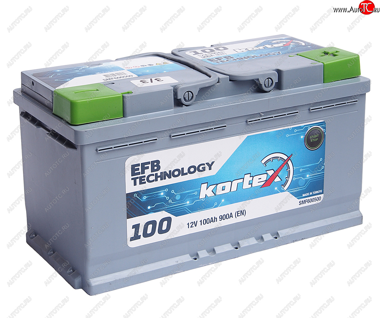 18 999 р. Аккумулятор KORTEX EFB 100Ач обратная полярность KORTEX 6ст100(0) smf600500  с доставкой в г. Пермь