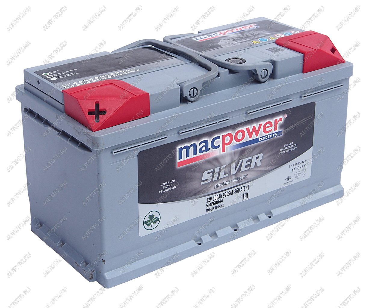 15 999 р. Аккумулятор MACPOWER 100Ач MACPOWER 6ст100(1) smf60044  с доставкой в г. Пермь