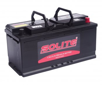 15 699 р. Аккумулятор SOLITE 110Ач обратная полярность SOLITE 6ст110(0) cmf 61042  с доставкой в г. Пермь. Увеличить фотографию 1