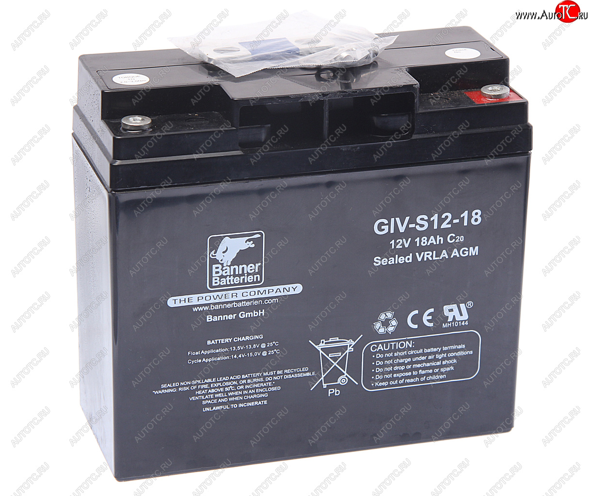 7 199 р. Аккумулятор BANNER GIV-S 18Ач BANNER 6ст18 giv-s 12-18  с доставкой в г. Пермь