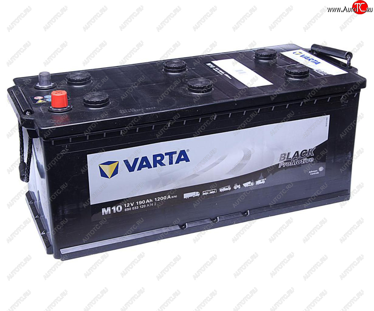 32 999 р. Аккумулятор VARTA Promotive Black HD 190Ач VARTA 6ст190(4) m10  с доставкой в г. Пермь