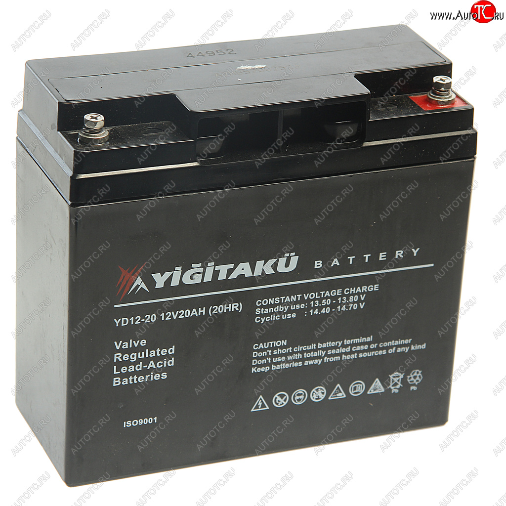 5 999 р. Аккумулятор YIGITAKU AGM 20Ач MACPOWER 6ст20 yd12-20  с доставкой в г. Пермь