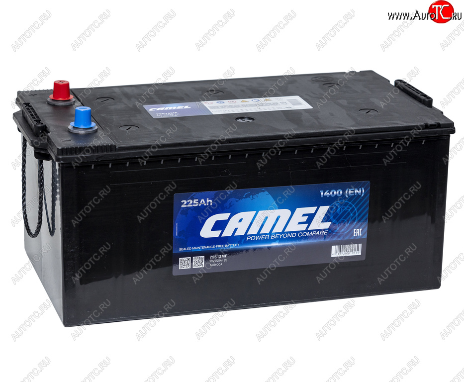 28 999 р. Аккумулятор CAMEL 225Ач обратная полярность CAMEL 6ст225(3) d6  с доставкой в г. Пермь