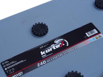 39 999 р. Аккумулятор KORTEX TRUCK 240Ач обратная полярность KORTEX 6ст240(3) 740103  с доставкой в г. Пермь. Увеличить фотографию 4