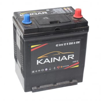 6 449 р. Аккумулятор KAINAR Asia 42Ач обратная полярность KAINAR 6ст42(0) 44b19l  с доставкой в г. Пермь. Увеличить фотографию 1