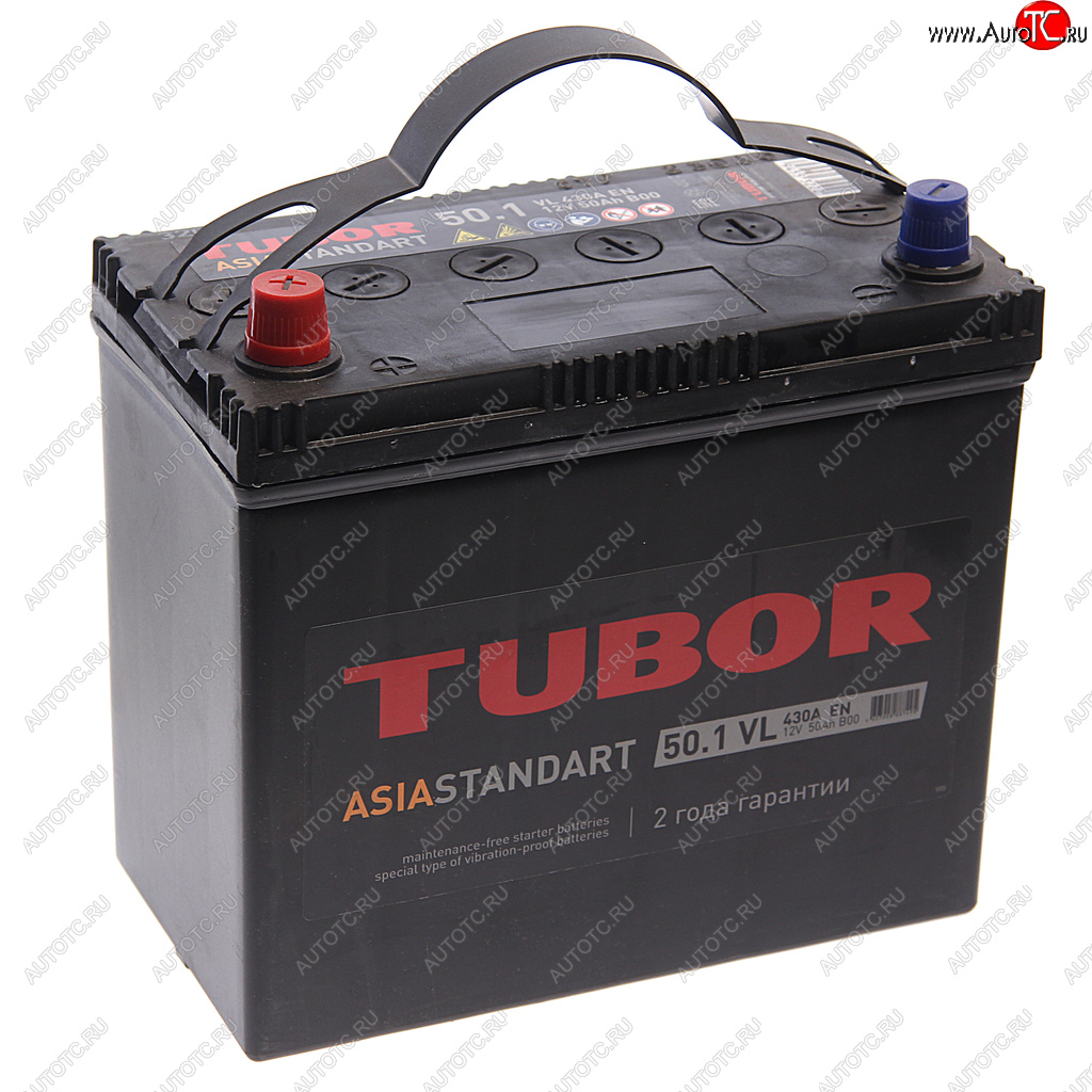 7 699 р. Аккумулятор TUBOR Asia Standart 50Ач TUBOR 6ст50(1) b24r  с доставкой в г. Пермь