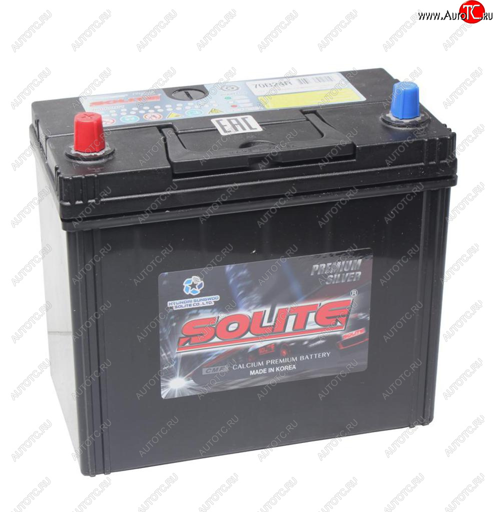 8 599 р. Аккумулятор SOLITE 59Ач SOLITE 6ст59(1) 70b24r  с доставкой в г. Пермь