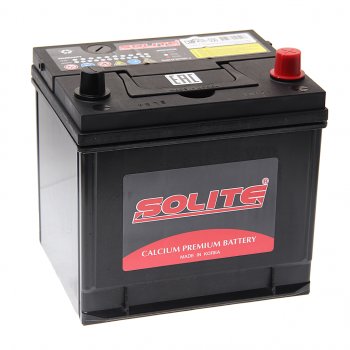 12 749 р. Аккумулятор SOLITE 60Ач обратная полярность SOLITE 6ст60(0) cmf 26r-550  с доставкой в г. Пермь. Увеличить фотографию 1