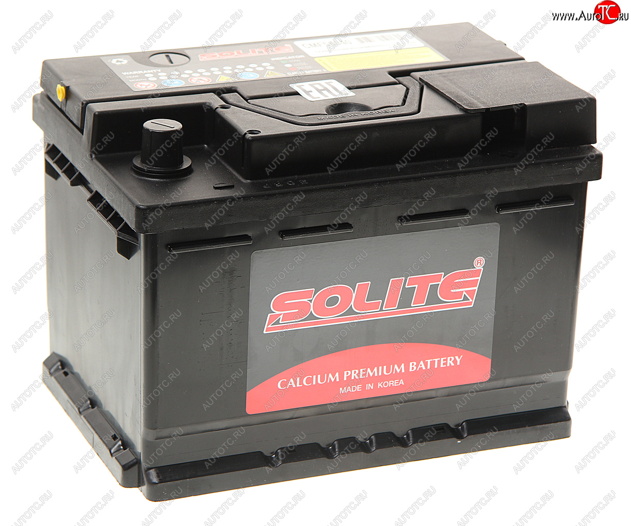 10 499 р. Аккумулятор SOLITE 60Ач обратная полярность,низкий SOLITE 6ст60(0) cmf 56040  с доставкой в г. Пермь