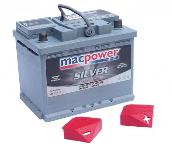 9 599 р. Аккумулятор MACPOWER 60Ач обратная полярность MACPOWER 6ст60(0) smf56068  с доставкой в г. Пермь. Увеличить фотографию 3
