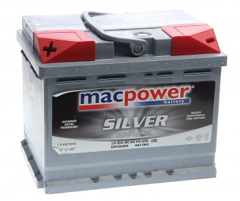 9 499 р. Аккумулятор MACPOWER 60Ач MACPOWER 6ст60(1) smf56069  с доставкой в г. Пермь. Увеличить фотографию 1