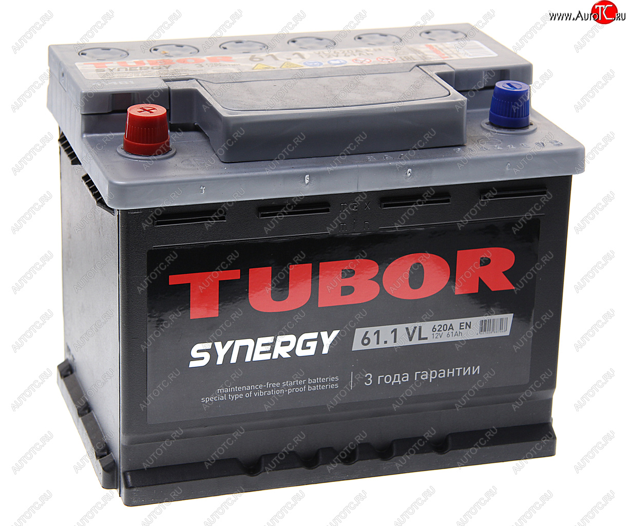 10 199 р. Аккумулятор TUBOR Synergy 61Ач TUBOR 6ст61(1)  с доставкой в г. Пермь