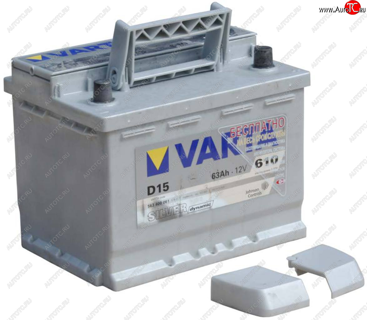 14 599 р. Аккумулятор VARTA Silver Dynamic 63Ач обратная полярность VARTA 6ст63(0) d15  с доставкой в г. Пермь