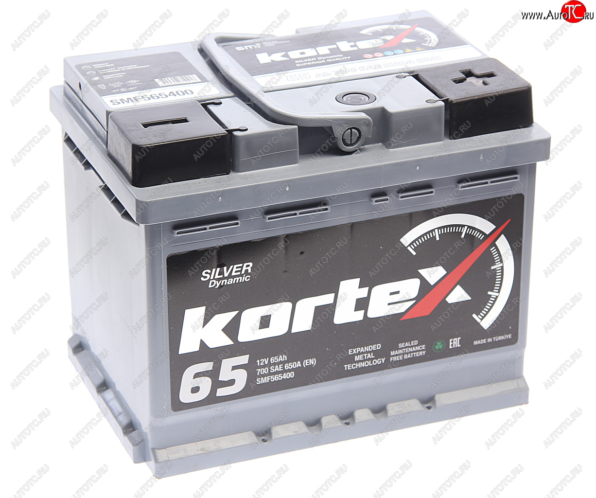 12 249 р. Аккумулятор KORTEX SILVER Dynamic 65Ач обратная полярность KORTEX 6ст65(0) smf565400  с доставкой в г. Пермь