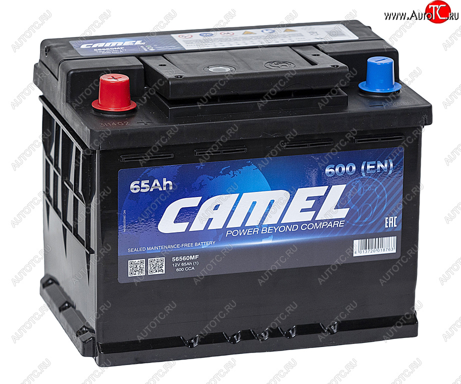 8 299 р. Аккумулятор CAMEL 65Ач CAMEL 6ст65(1) l2  с доставкой в г. Пермь
