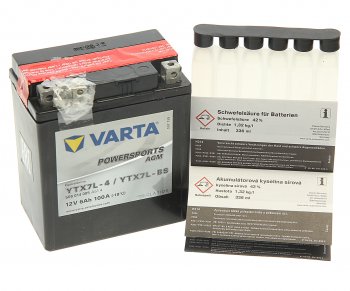 Аккумулятор VARTA MOTO AGM 6Ач VARTA 6ст6 ytx7l-4(bs)