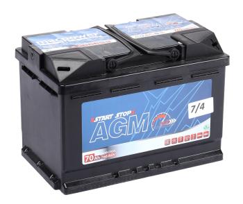 Аккумулятор MACPOWER AGM 70Ач обратная полярность MACPOWER 6ст70(0) 70agm57220