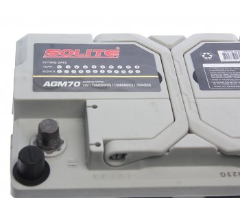 25 599 р. Аккумулятор SOLITE AGM 70Ач обратная полярность SOLITE 6ст70(0) agm70l  с доставкой в г. Пермь. Увеличить фотографию 3