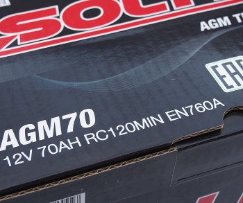 25 599 р. Аккумулятор SOLITE AGM 70Ач обратная полярность SOLITE 6ст70(0) agm70l  с доставкой в г. Пермь. Увеличить фотографию 5