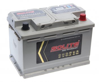 Аккумулятор SOLITE AGM 70Ач обратная полярность SOLITE 6ст70(0) agm70l
