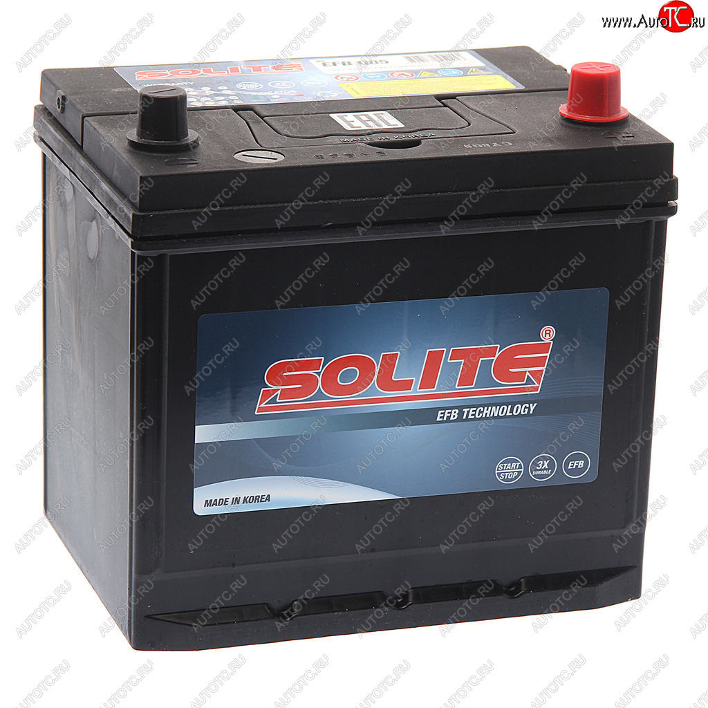15 599 р. Аккумулятор SOLITE EFB Asia 70Ач обратная полярность SOLITE 6ст70(0) q85l  с доставкой в г. Пермь