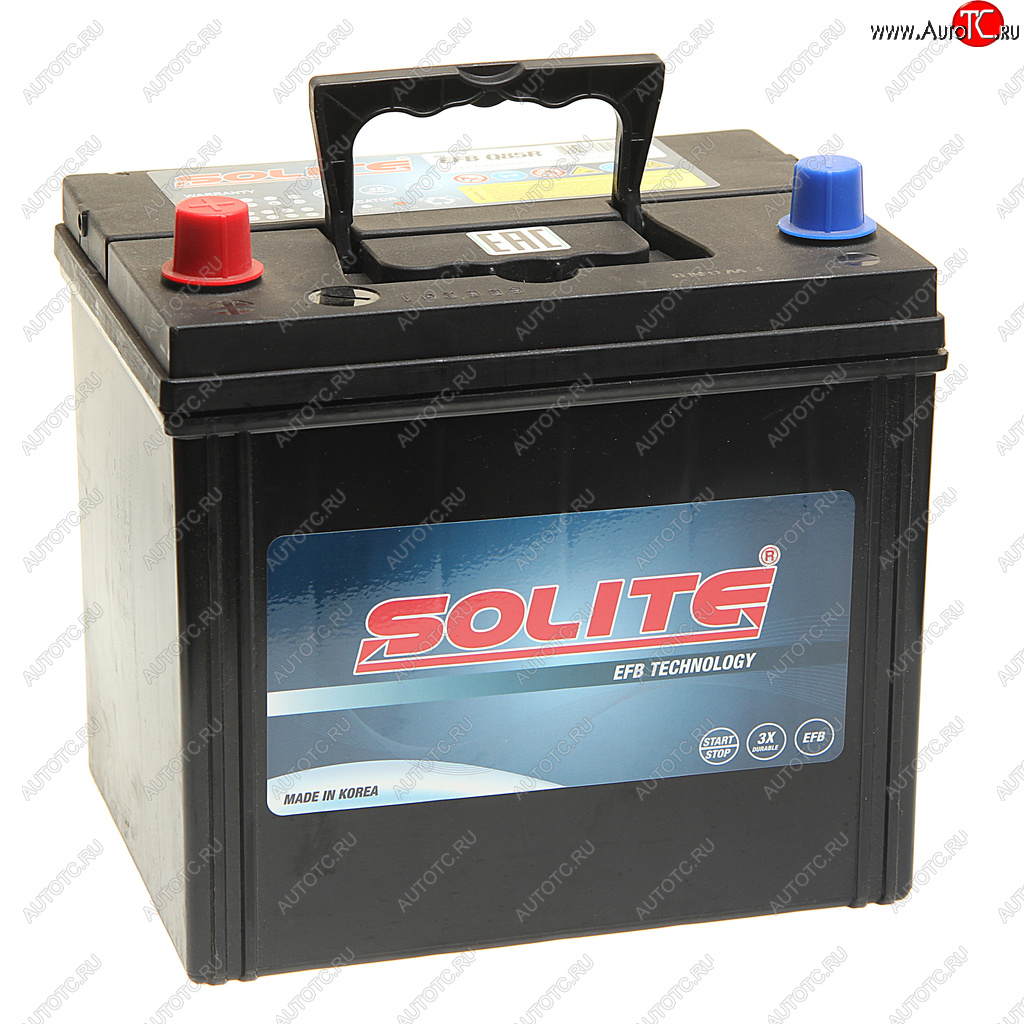 15 599 р. Аккумулятор SOLITE EFB Asia 70Ач SOLITE 6ст70(1) q85r  с доставкой в г. Пермь