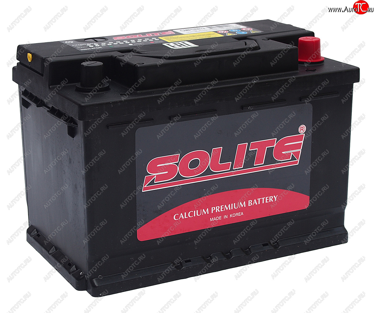 14 299 р. Аккумулятор SOLITE 74Ач обратная полярность SOLITE 6ст74(0) cmf 57412  с доставкой в г. Пермь