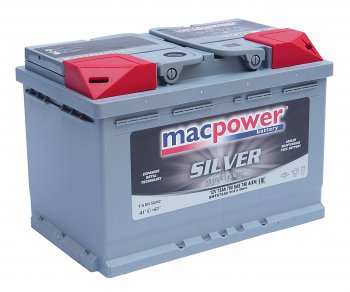 Аккумулятор MACPOWER 75Ач обратная полярность MACPOWER 6ст75(0) smf57540