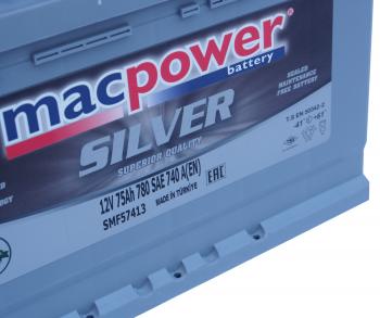 12 599 р. Аккумулятор MACPOWER 75Ач MACPOWER 6ст75(1) smf57413  с доставкой в г. Пермь. Увеличить фотографию 3