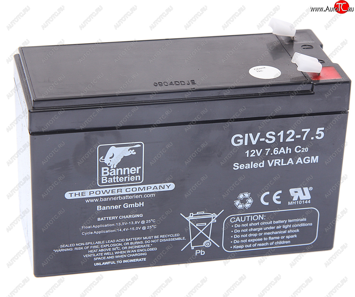 3 199 р. Аккумулятор BANNER GIV-S 7.5А/ч BANNER 6ст7,5 giv-s 12-7,5 BANNER 6ст7,5 giv-s 12-7,5  с доставкой в г. Пермь
