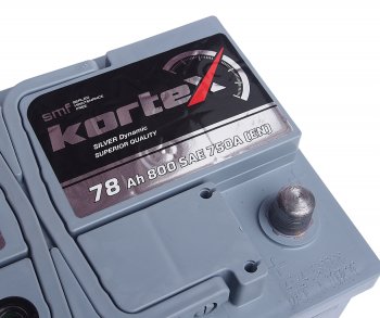 13 399 р. Аккумулятор KORTEX SILVER Dynamic 78Ач обратная полярность KORTEX 6ст78(0) smf578400  с доставкой в г. Пермь. Увеличить фотографию 4