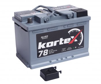13 249 р. Аккумулятор KORTEX SILVER Dynamic 78Ач KORTEX 6ст78(1) smf578401  с доставкой в г. Пермь. Увеличить фотографию 2