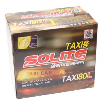 13 599 р. Аккумулятор SOLITE 80Ач обратная полярность SOLITE 6ст80(0) 90d26l taxi 80l  с доставкой в г. Пермь. Увеличить фотографию 3