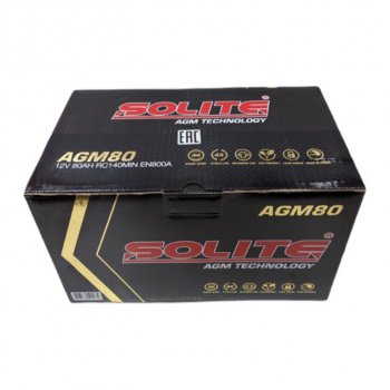 27 999 р. Аккумулятор SOLITE AGM 80Ач обратная полярность SOLITE 6ст80(0) agm80l  с доставкой в г. Пермь. Увеличить фотографию 5